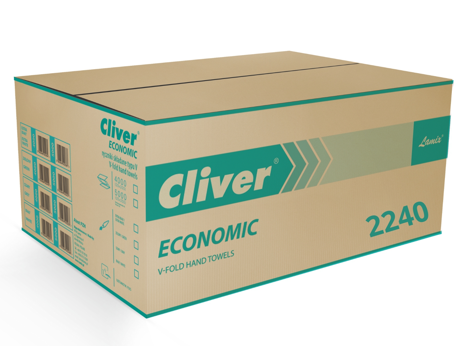 Ręcznik ZZ Lamix CLIVER 2240 Zielony 1W 4000